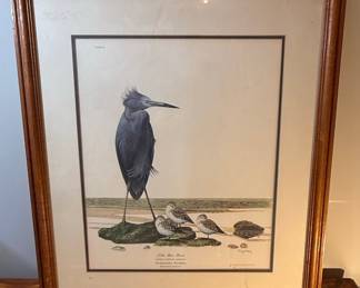 Ray Harm "Little Blue Heron" Print