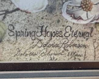 Dolores Robertson "Spring Hopes Eternal" Dogwood Blossom Print