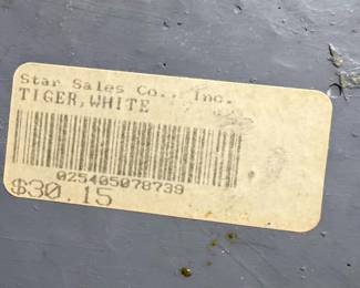 Star Sales Co. White Tiger Figurine