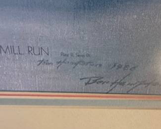 Ben Hampton "Mill Run" Limited Edition Print