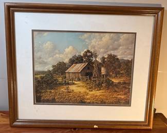 E.W. Dyke "Psalm 104:23" Print