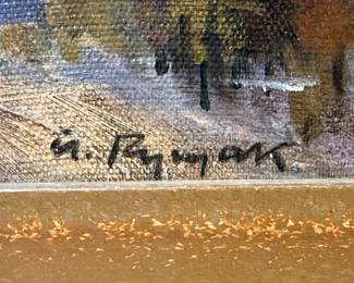 Mountain Landscape Oil Painting