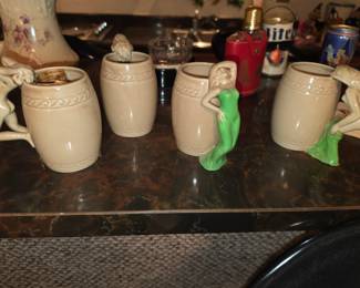 Vintage Japanese Mug Set