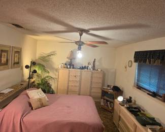 Vintage 1980s King Bed Suite with NEW Sealy memory foam mattress