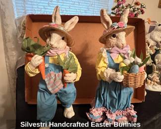 Silvestri Handcrafted Easter Bunnies