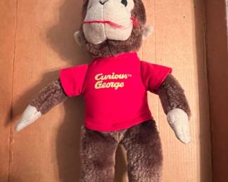 Vintage Curious George Plush Toy by GUND