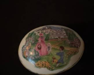 Easter Limited Edition Porcelain Egg Trinket Box