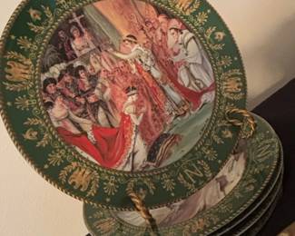 Sacre de Napoleon Josephine Napoleon de Boulme Premiere Edition Porcelain Plate by Henri dArceau Limoges