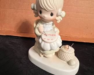 Precious Moments Mother Sew Dear Figurine