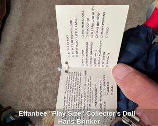 Effanbee Play Size Collectors Doll Hans Brinker third image