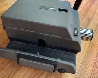Honeywell Projector and lots of slides
