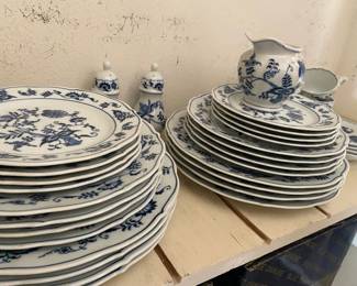 Blue and White Blue Danube made in Japan