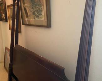 Full size mahogany rice bed