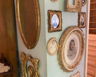 More Gold Gilded frames, mirrors and artwork