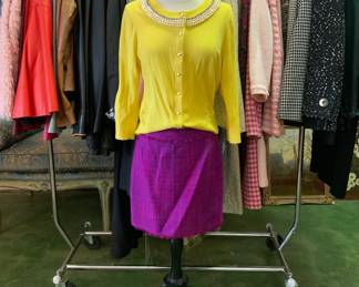 Kate Spade Sweater w/Embellished Collar