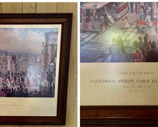 Framed San Francisco Piece