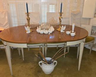 Vintage Drexel dining table and chairs