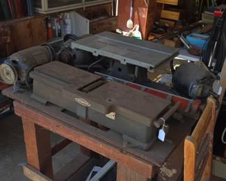 Vtg planer & V belt motors