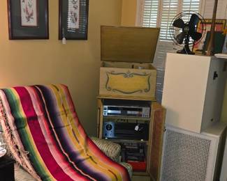 Vintage stereo cabinet