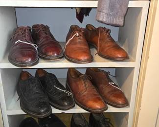 High end men's leather shoes