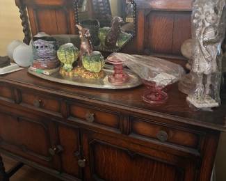 sideboard with mirror