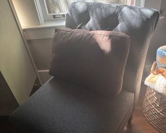2 armless side chairs
