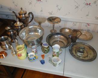 Sterling and other metalware