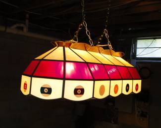 Billiards handing ceiling fixture