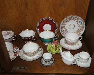 Tea cups and saucers