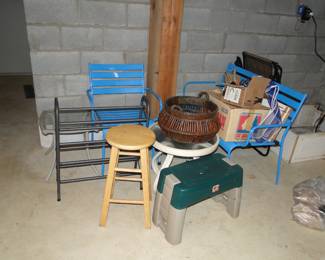 Blue outdoor furniture and more