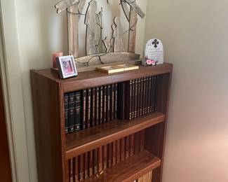 Wooden Manger lights up