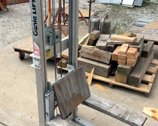 Genie Industries Hand Operated Lift Truck, Model GL-8, Max Load Capacity 350lbs