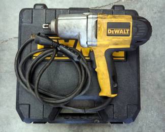 DeWalt 1/2" Corded Impact Wrench, Model DW292, In Hard Case, Powers On