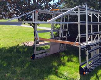 UnRuh Truck Glass Rack, Model 8/P/U, 87" x 96" x 102"