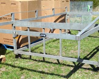 Metal Framed Truck Rack, 38.5" x 70" x 133.5"