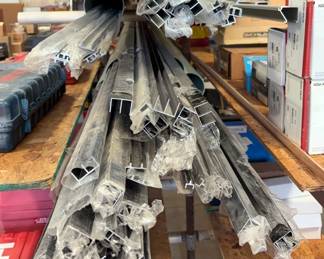 Aluminum Reception Window Components, 12' Lengths