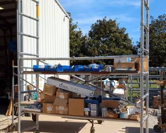  Upright Aluminum Scaffold, 6' - 6" Base Unit With 4' - 0" Extension 