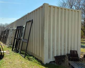 High Cube Two Door Shipping Container, Approx 9.5' x 53'