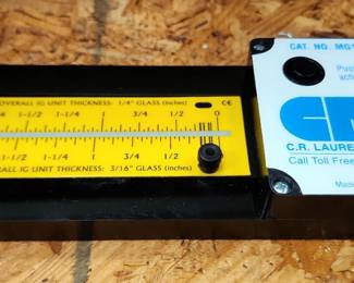 CRL MG1500 Glass Thickness Laser With Carrying Pouch, In Original Box 