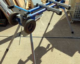 Kobalt Collapsible Miter Saw Stand, Model 0786032, 51" x 56" 