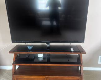 Entertainment center, 60” Vizio