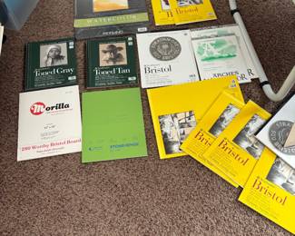 Lots of sketch and watercolor paper