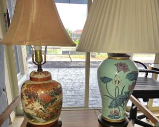 Beautiful Oriental lamps