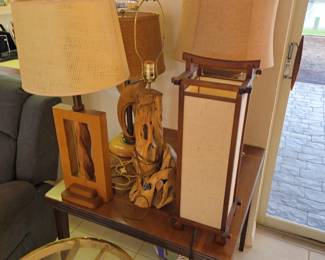 Mid-century modern lamps