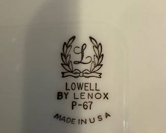 Lowell by Lenox China - 8 Servings