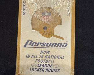Vintage Personna Razor Blade NFL Playing Cards NOS Unopened