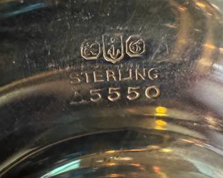 Set of Six Lenox Porcelain Demitasse Cups in Sterling Silver - Pre Sale Available