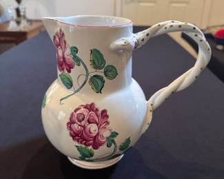 Tiffany & Company Vintage “Strasbourg Flowers” earthenware serving pitcher made in Portugal