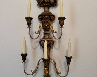 Palladio 5 arm wall sconce