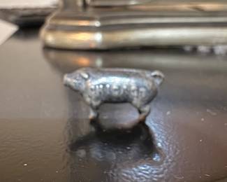 1893 World's Columbian Exposition in Chicago Souvenir Silver Pig